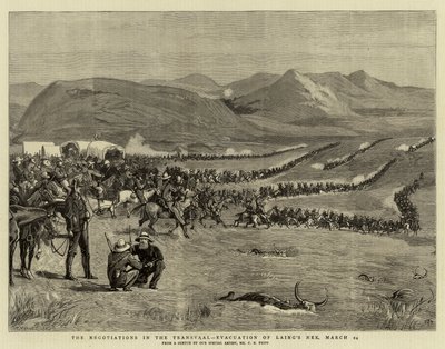 The Negotiations in the Transvaal, Evacuation of Laing